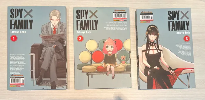 Spy x Family mangas - vol 01, 02 e 03