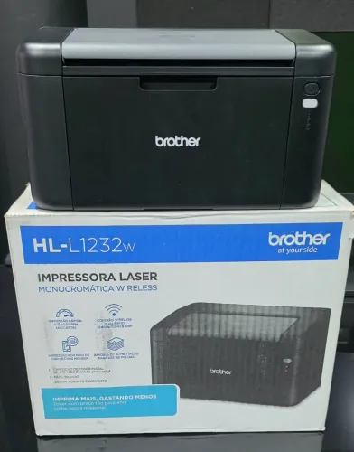 Impressora Laser Monocromático Wireless Brother HL-L1232w - Garantia até 06/07/2027