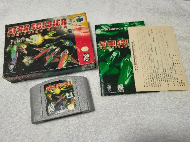 Star Soldier 64 Vanishing Earth (Nintendo64) COmpleto (CIB)