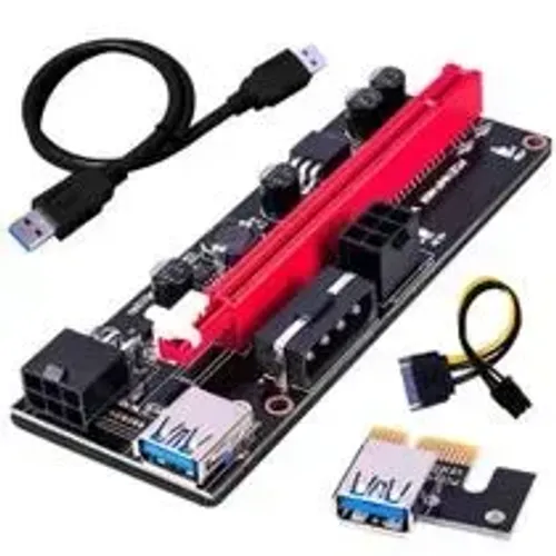 Cabo Pcie Riser para Mineração Cabo, GPU, PCI Express X16