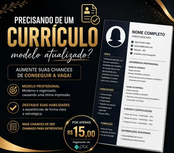 Faço currículos