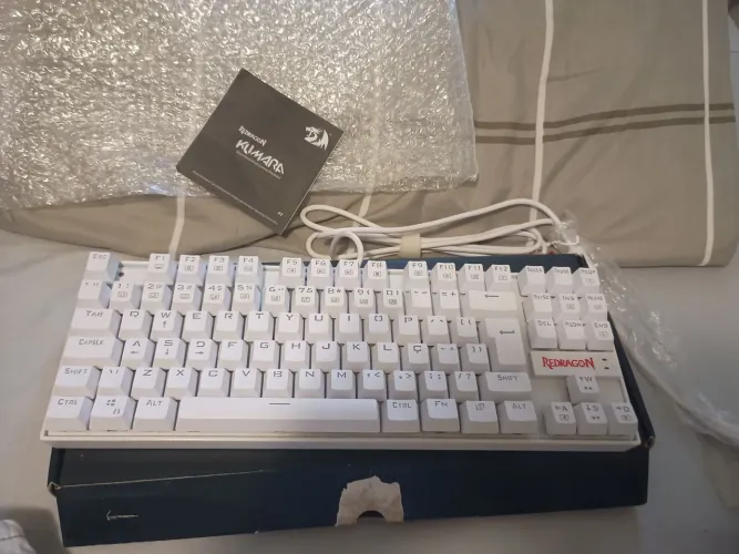 Teclado redragon kumara | led vermelho