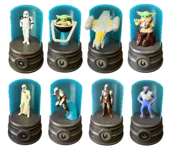 Coleção completa mandalorian baby Yoda burger king