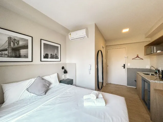 Studio para venda em Brooklin com 1 quarto, 22m²