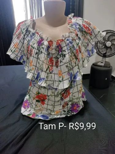 Blusas femininas Tam e valor nas fotos