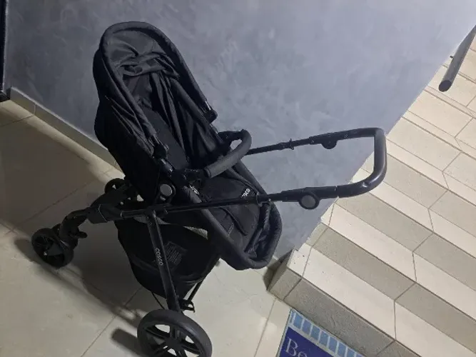 Carrinho de bebe Cosco Kids, Travel System Poppy Duo