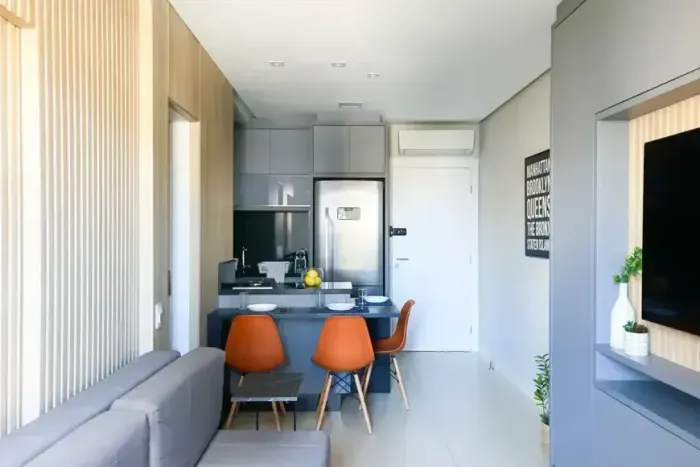 Studio 100% mobiliado com área externa no Jardim Milano  Centro de Florianópolis