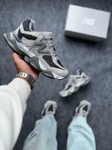 Tênis New Balance Couro Off Grafite Masculino Premium