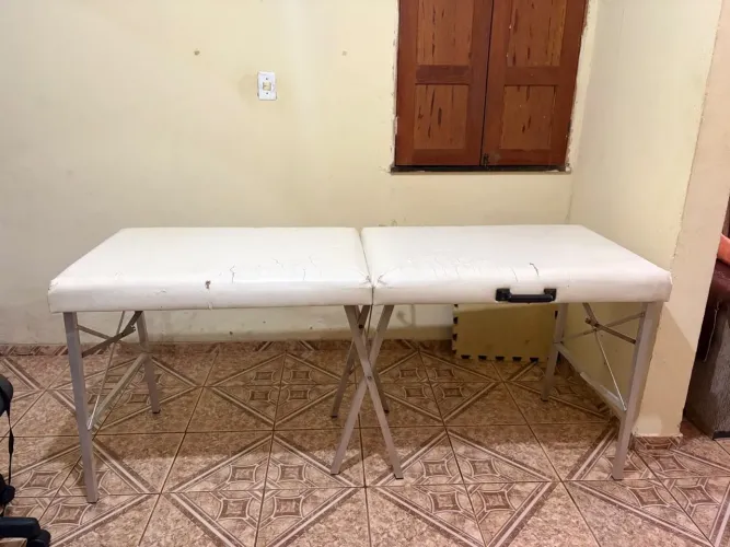 cama de massagem portátil 