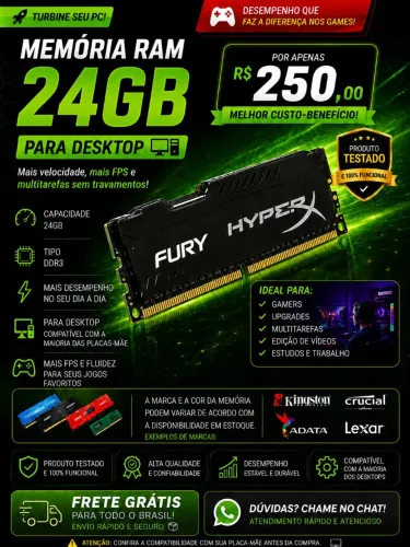 Memoria ram 24GB