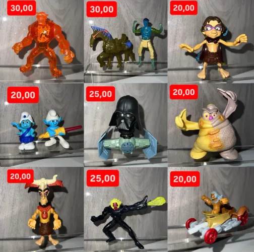 Brinquedos McDonalds PREÇOS UNITÁRIOS (LEIA A DESCRIÇÃO)