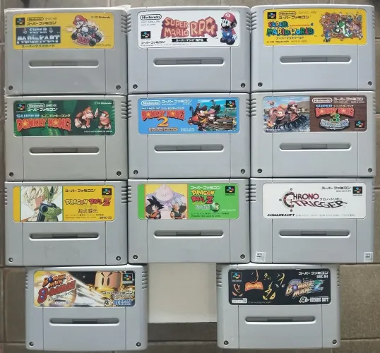 SNES:Jogos originais PREÇOS VARIADOS na TILTY'S GAMES