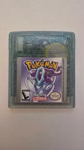 Pokémon Crystal GBC Original - Versão Nacional Gradiente (Traseira com Selos Íntegros)