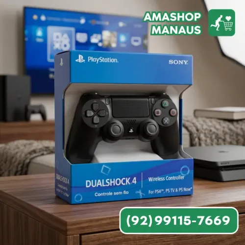 Controle Ps4 Sem Fio Bluetooth Joystick Vibração Dualshock