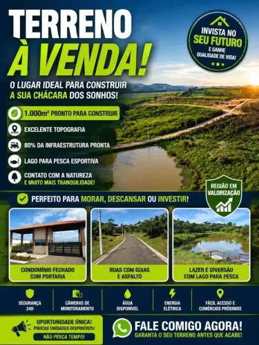 Lote a Venda / Água e Energia / Pavimentado