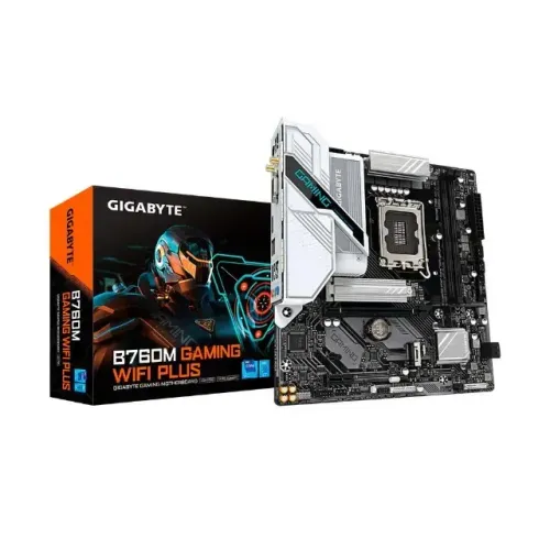 Placa Mãe Gigabyte B760m Gaming Wifi Plus, Ddr5, LGA 1700, Micro Atx