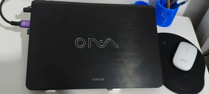 Notebook Sony Vaio i5 SSD 120gb+HD500 16gb de Ram em Alumínio, Teclado Retroiluminado