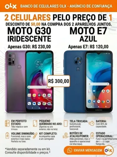 Oportunidade!! 2 celulares pelo preço de 01 Leiam...