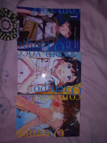 3 vols. mangá "O Tempo com Você" (história completa em 3 edições - USADOS)