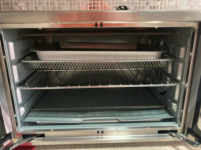 Forno elétrico e fritadeira 42L French Door 2 em 1 - 110V