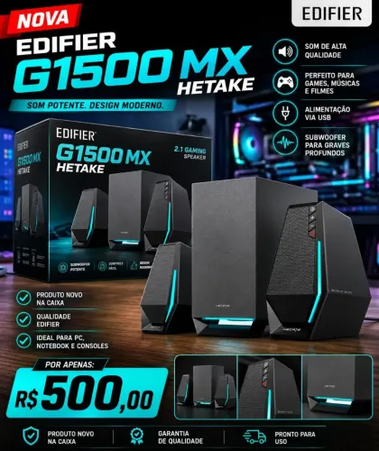 Caixa de som Edifier G1500 Max Hecate