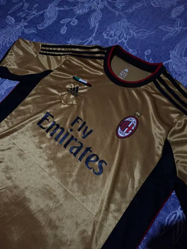 Camisa Milan Adidas 2013/14 Dourada