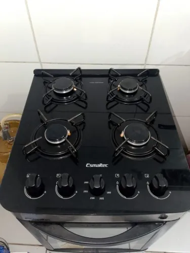 Fogão mesa de vidro