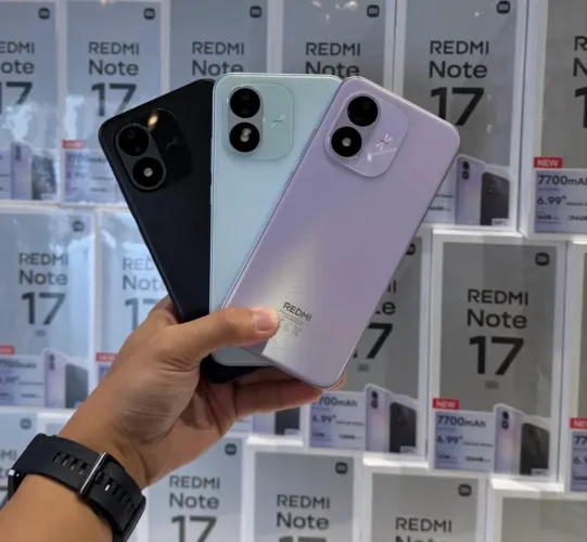 Celular Redmi Note 17 5G NFC 128GB 6GB RAM PRETO ROXO DISPONÍVEL LACRADO LANÇAMENTO 
