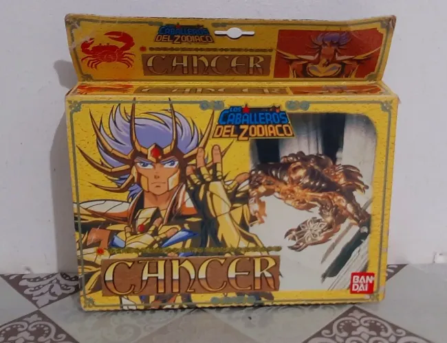 Boneco cavaleiros do zodiaco bandai vintage Câncer 1987