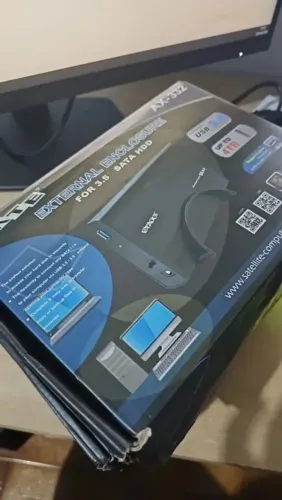 Case Hd 3.5 Externo Sata Usb 3.0 Para Pc Notebook Xbox Ps4