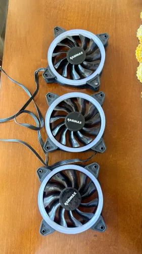 Kit Fans RGB para Gabinete - Ótimo Estado