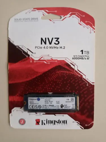 Lacrado novo Kingston nv3 1tb nvme 