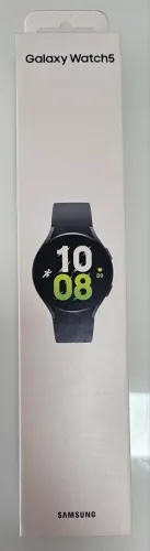 Samsung Galaxy Watch 5 44mm BT - Impecável (Bateria 100% + Caixa e Acessórios)