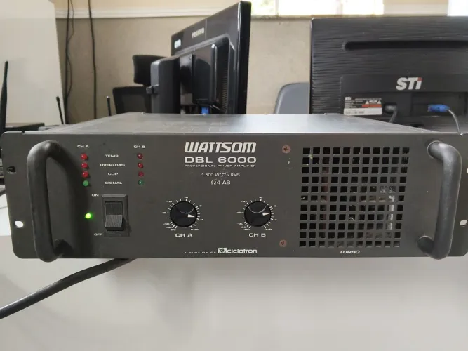 Potência Amplificador CICLOTRON WATTSOM DBL 6000
