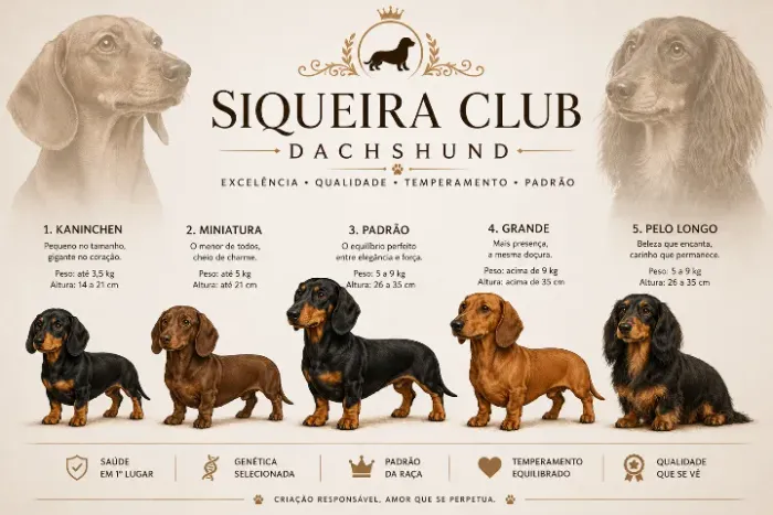 Dachshund Chocolate o mais Lindo 