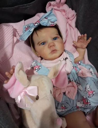 Bebê reborn kit Juno original esgotada Fernanda Morena