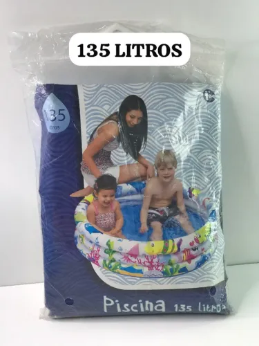 Piscina Redonda Inflável 135 Litros - Entrega Rápida