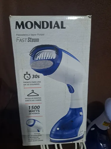 Passadeira a Vapor Portátil Mondial Fast Steam 1500W
