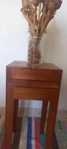 Mesa de canto madeira maciça