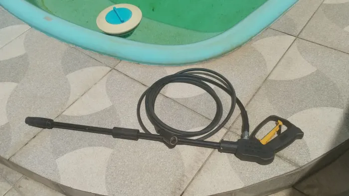Pistola e mangueira