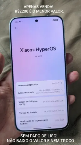 POCO F7 - APENAS VENDA!