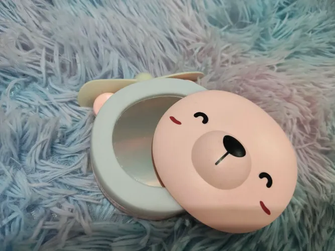 Mini ventilador com espelho