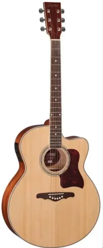 Violão Eletroacústico Hofma Jumbo Ye223 (com Case)