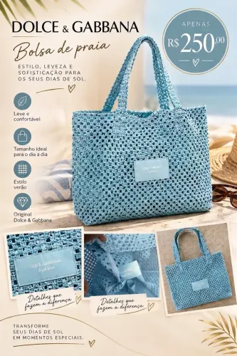 Bolsa de Praia Dolce & Gabbana original