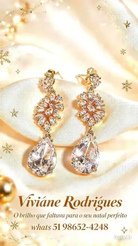 Brinco banhado a ouro 18k