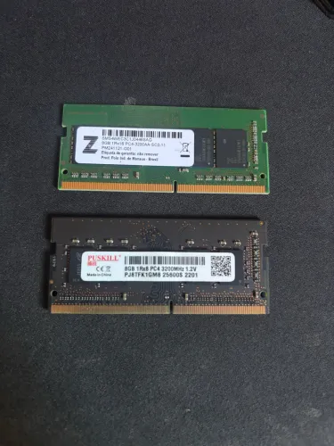 Memória RAM 2 x 8GB DDR4 3200MHz Notebook