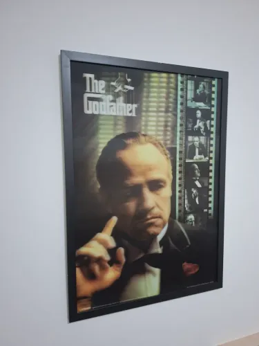 Quadro The Godfather - O Poderoso Chefão 3D holográfico
