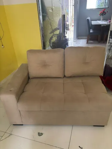 Sofá 2 Lugares Bege