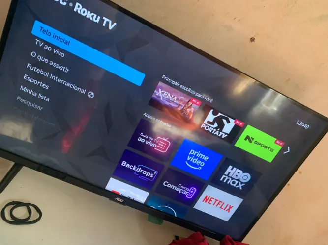 Televisão AOC tv. Smart tv 