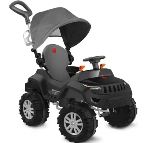 Carrinho de passeio Super Jipe - Preto